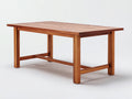 Tavolo da giardino - Teak - 180x90x75 cm - Marrone caldo - Stile contemporaneo