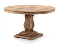 Tavolo da giardino - Teak - 120x120x76 cm - Marrone naturale - Stile rustico